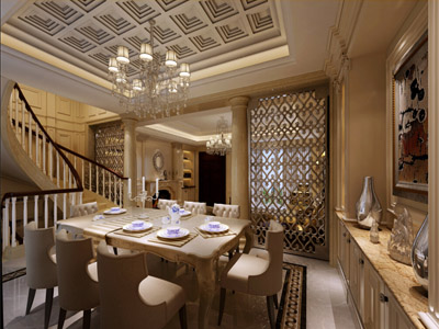室內(nèi)裝修效果圖-餐廳