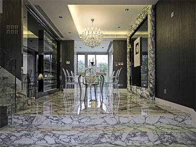 室內(nèi)裝修效果圖-簡約餐廳