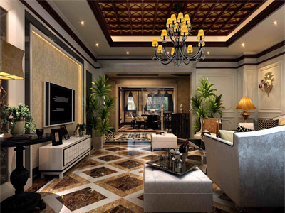 室內(nèi)裝修效果圖-客廳