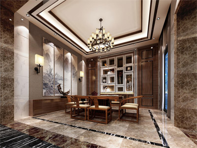 室內(nèi)裝修效果圖-泡茶間